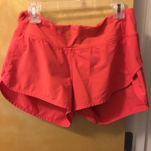 Lululemon orange shorts